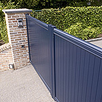 aluminium gesloten poort type Moderno - Elox International