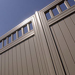 aluminium gesloten poort type Moderno - Elox International