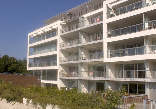 Moderno halfopen aluminium poort - Elox International