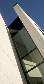 Moderno halfopen aluminium poort - Elox International